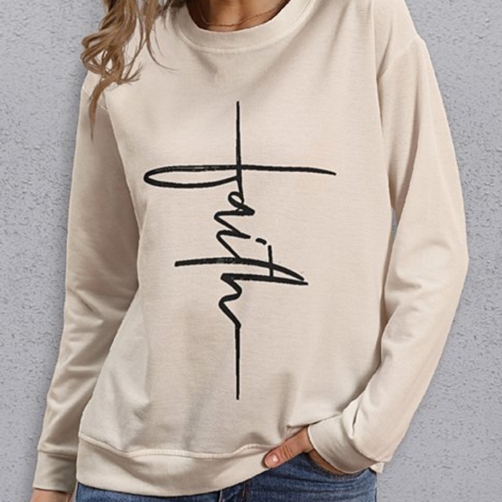 Ivory Crewneck Sweatshirt
